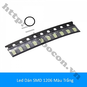  LED172 Led Dán SMD 1206 Màu Trắng   