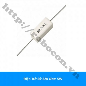 DT354 Điện Trở Sứ 220 Ohm 220R 5W