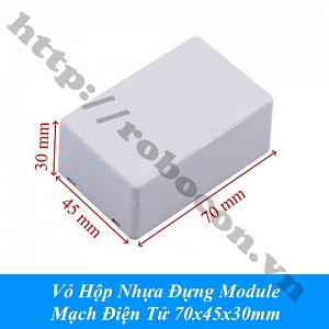  PKK1351 Vỏ Hộp Nhựa Đựng Module, Mạch Điện Tử 70x45x30mm