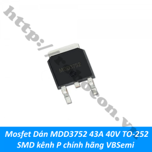 MO34 Mosfet Dán MDD3752 43A 40V TO-252 ...
