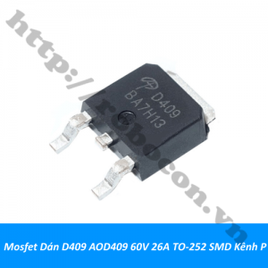 MO36 Mosfet Dán D409 AOD409 60V 26A ...