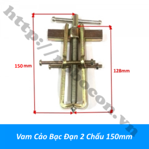  PKK872 Vam Cảo Bạc Đạn 2 Chấu 150mm  