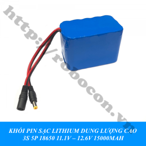 CBM203 Khối Pin Sạc Lithium Dung Lượng Cao 3S 5P ...