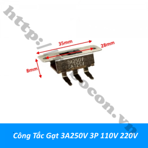 CO305 Công Tắc Gạt 3A250V 3P 110V ...