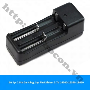 PPKP323 Bộ Sạc 2 Pin Đa Năng, Sạc Pin Lithium ...