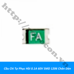 CC71 Cầu Chì Tự Phục Hồi 0.1A ...
