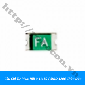  CC71 Cầu Chì Tự Phục Hồi 0.1A ...