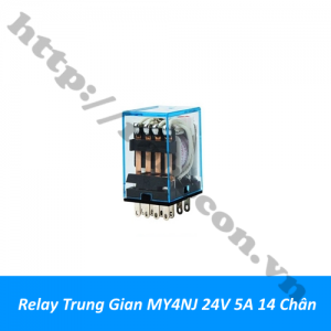  RE51 Relay Trung Gian MY4NJ 24V 5A 14 Chân 