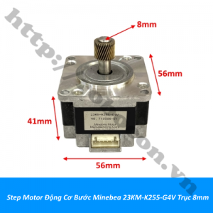  LKRB135 Step Motor Động Cơ Bước Minebea 23KM-K255-G4V Trục 8mm