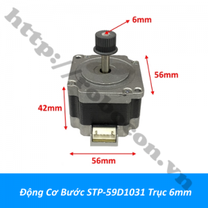 LKRB137 Động Cơ Bước STP-59D1031 Trục 6mm