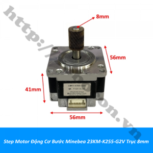  LKRB136 Step Motor Động Cơ Bước Minebea 23KM-K255-G2V Trục 8mm