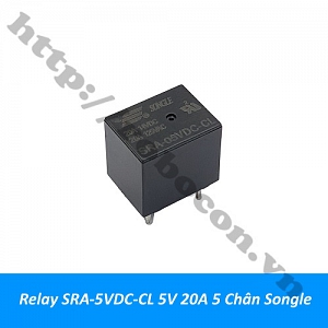  RE55 Relay SRA-5VDC-CL 5V 20A 5 Chân Songle  