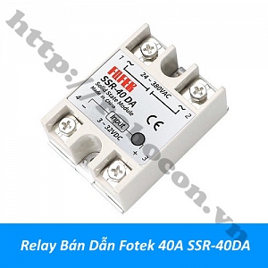 PKK1492 Relay Bán Dẫn Fotek 40A SSR-40DA
