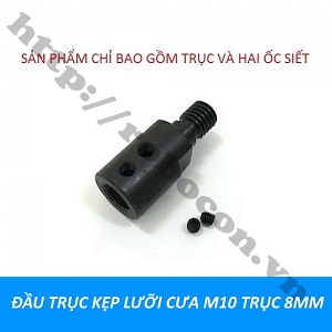 PKK1496 ĐẦU TRỤC KẸP LƯỠI CƯA M10 ...