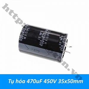 TD9 Tụ hóa 470uF 450V 35x50mm