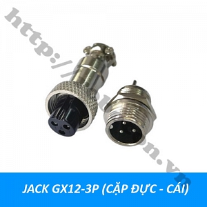 CO333 JACK GX12-3P (CẶP ĐỰC - CÁI)