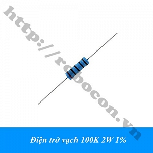 DT413 Điện trở vạch 100KR 100K Ohm 2W 1%