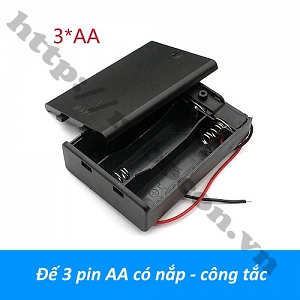 LKRB147 Đế 3 pin AA có nắp ...