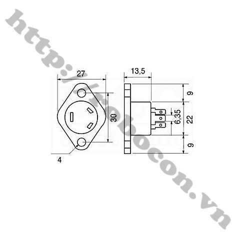 Sơ Đồ Triac MAC97A8 600v 0.8A TO-92