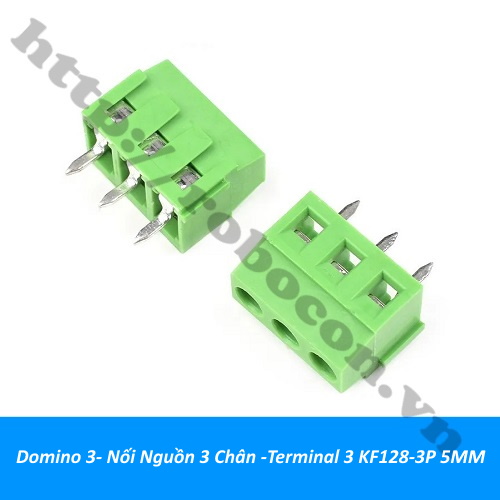 Domino 3- Nối Nguồn 3 Chân -Terminal 3 KF301-3P