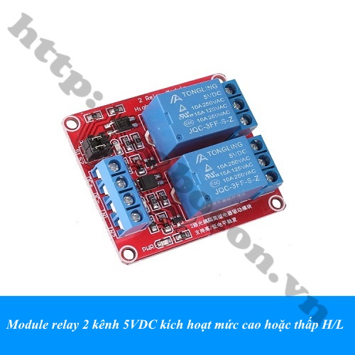 Module rơ le 2 kênh 5VDC