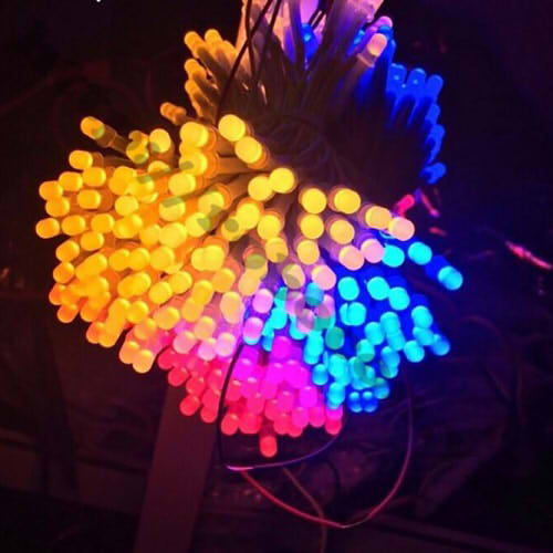 LED89 LED Liền Dây Phi 5 Màu Xanh Dương (100 Bóng)