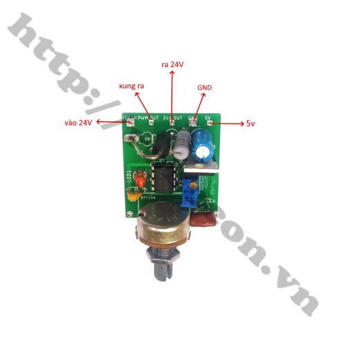 MDL324 Module mạch xung điều khiển động cơ brushless chế quạt xung 12V-24V 
