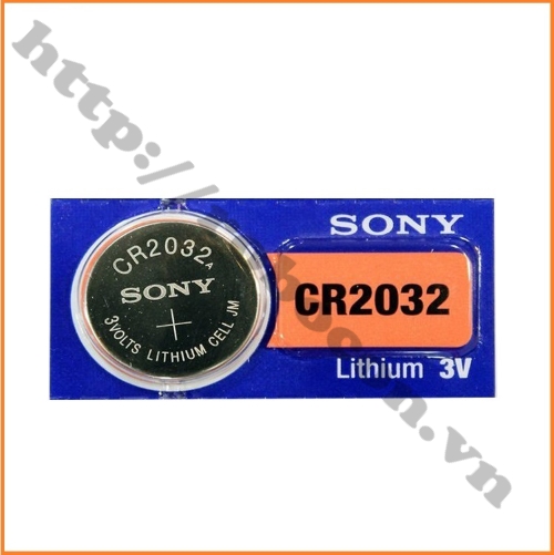 Pin CR2032 Sony Lithium, Pin Cmos 3V