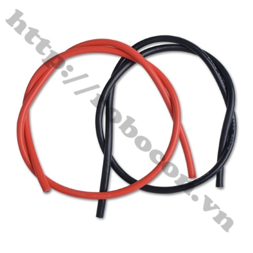 Dây Điện Silicone Đỏ 22AWG loại dây đỏ, đen