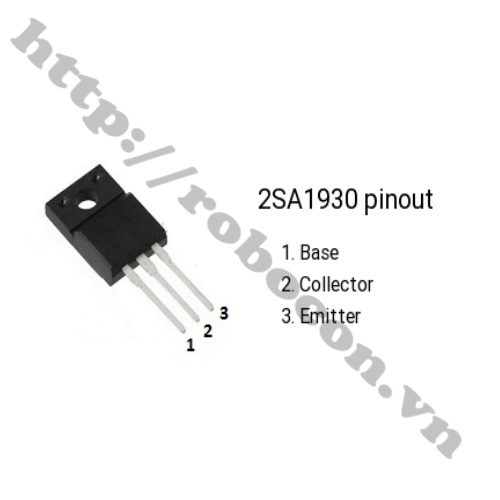 Sơ Đồ Transistor Thuận 2SA1930(A1930-PNP) 2A 180V TO-220F