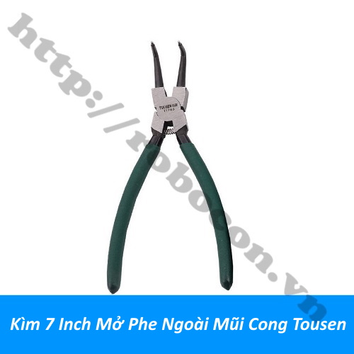 Kìm 7 Inch Mở Phe Ngoài Mũi Cong Tousen 