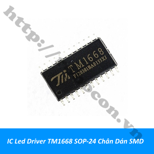 IC Led Driver TM1668 SOP-24 Chân Dán SMD