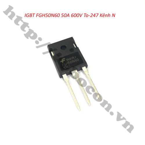 IGBT FGH50N60 50A 600V To-247 Kênh N