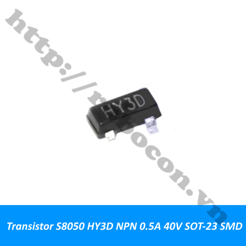 Transistor S8050 HY3D NPN 0.5A 40V SOT-23 SMD