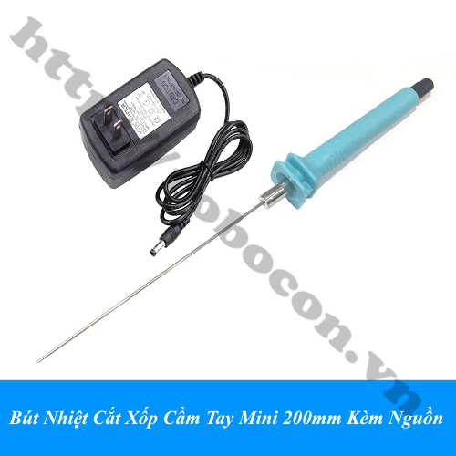 Bút Nhiệt Cắt Xốp Cầm Tay Mini 200mm Kèm Nguồn 