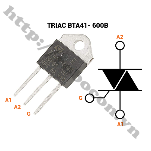 TTD13 TRIAC BTA41 - 600B