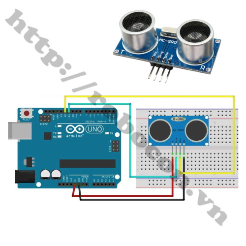 Module Cảm Biến Siêu Âm HC-SR04 Được Sử Dụng Với Các Arduino
