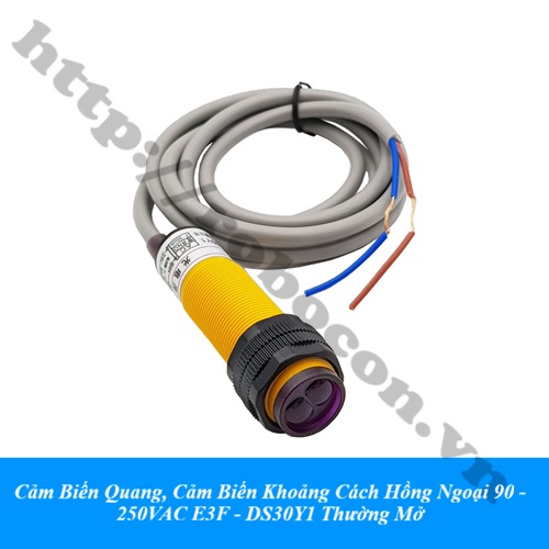 Cảm Biến Quang, Cảm Biến Khoảng C&aacute;ch Hồng Ngoại 90 - 250VAC E3F - DS30Y1 Thường Mở 