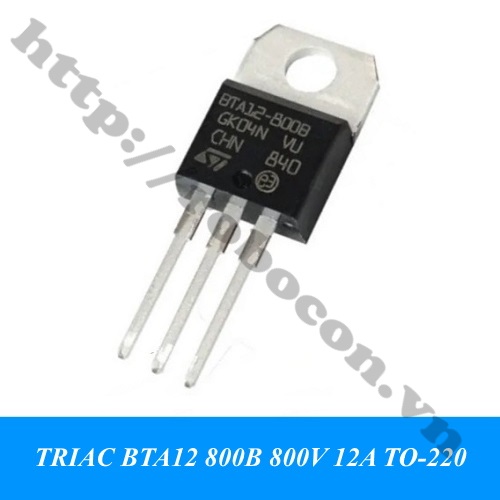 TRIAC BTA12 800B 600V 12A TO-220