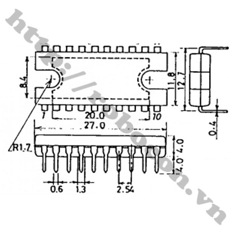 IC Công Suất Âm Thanh 2 Kênh LA4500 Dùng Cho Radio Cát Sét 