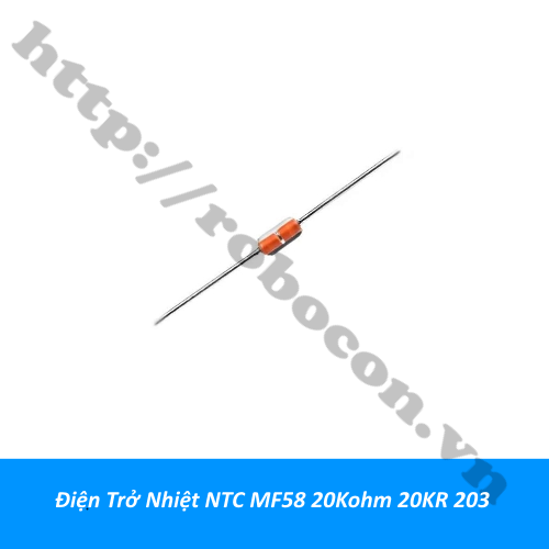 Điện Trở Nhiệt NTC MF58 20Kohm 20KR 203