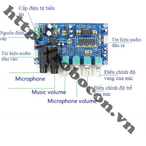 CBM41 Bộ Combo Echo Khuếch Đại Micro Karaoke XH-M173