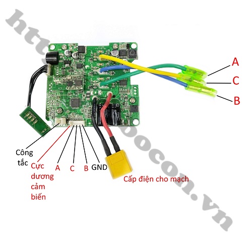 MDL342 Mạch ESC Điều Khiển Từ Xa Cho Động Cơ Brushless Không Chổi Than 24V-36VDC 250W