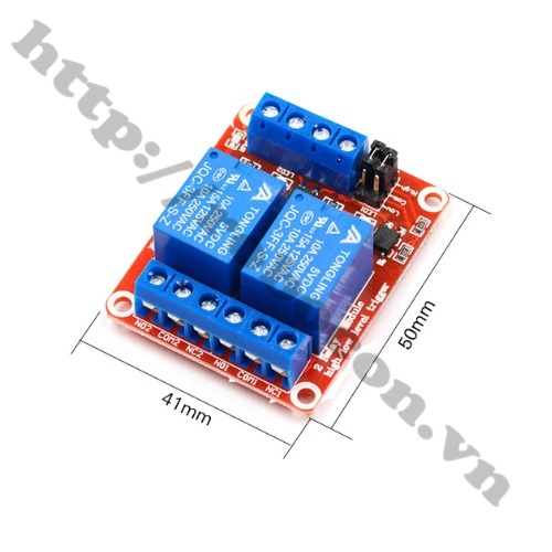 Module điểu khiển rơ le 2 kênh 5VDC