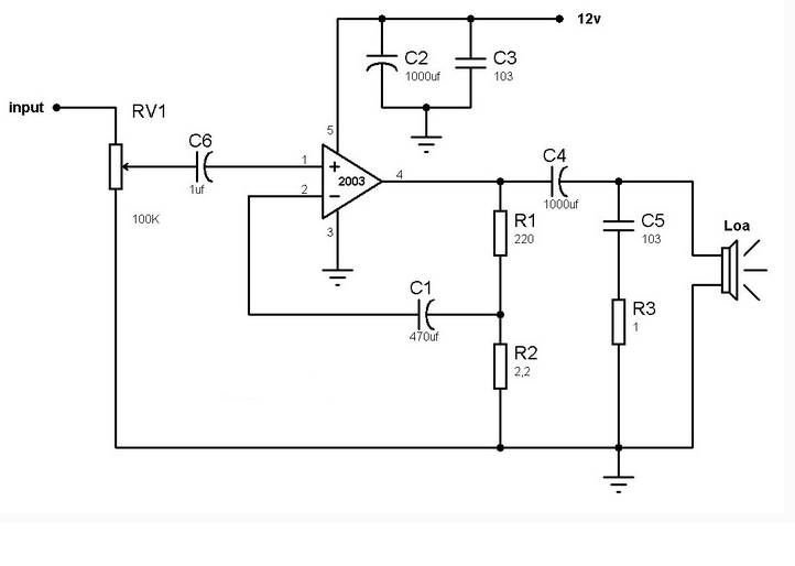 TDA2003 IC KHUẾCH ĐẠI ÂM THANH - Chuyên Trang Thông Tin Tổng Hợp Thevesta