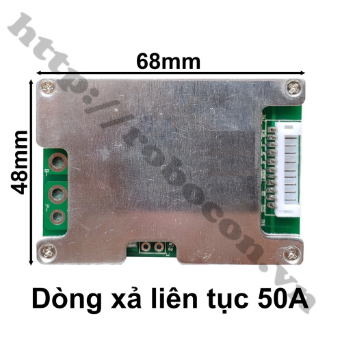 PPKP218 mạch sạc và bảo vệ pin li-ion 10S 36V 50A