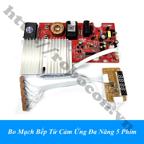 Bo Mạch Bếp Từ Cảm Ứng Đa Năng 5 Phím