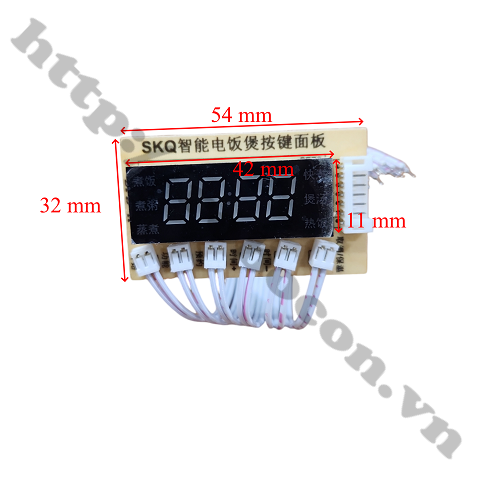 Module Bo Mạch Đa Năng 6 Phím Dành Cho Nồi Cơm Điện Tử Phím Cơ 2 Relay 