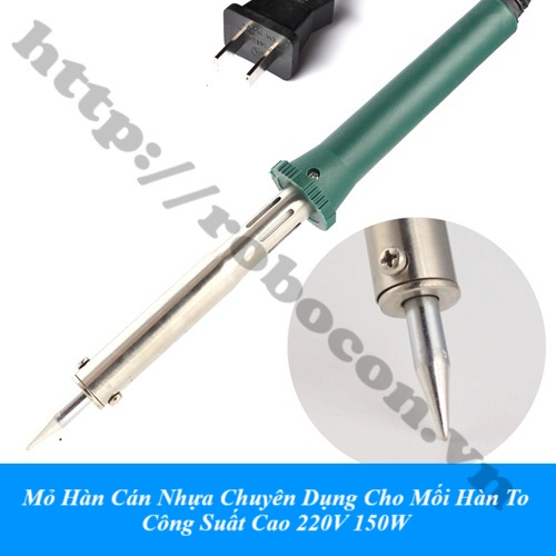 PKK1051 Mỏ Hàn Cán Nhựa Chuyên Dụng Cho Mối Hàn To Công Suất Cao 220V 150W