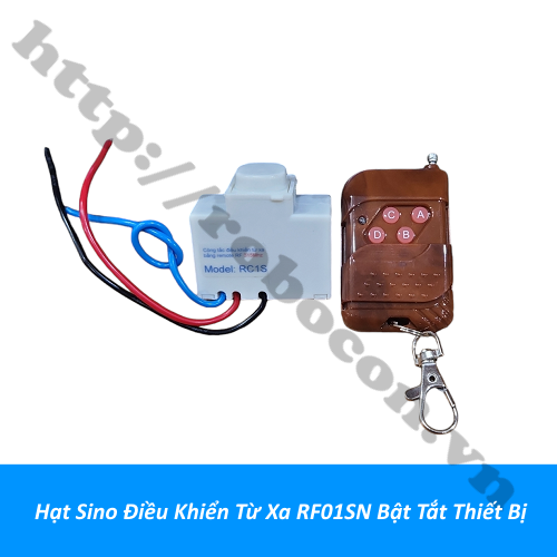 Hạt Sino Điều Khiển Từ Xa RF01SN Bật Tắt Thiết Bị 